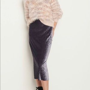 Anthropologie Maeve Tilda grey skirt M